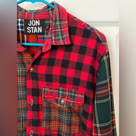 Jon Stan flannel size large - Picture 6 of 8